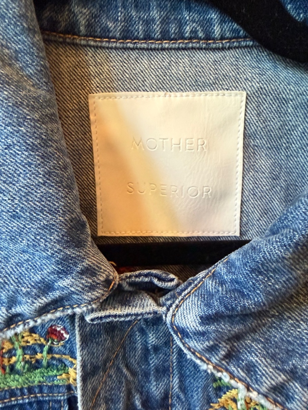 NWT mother denim ‘the mountain drifter’ embroidered jacket - Picture 3 of 6
